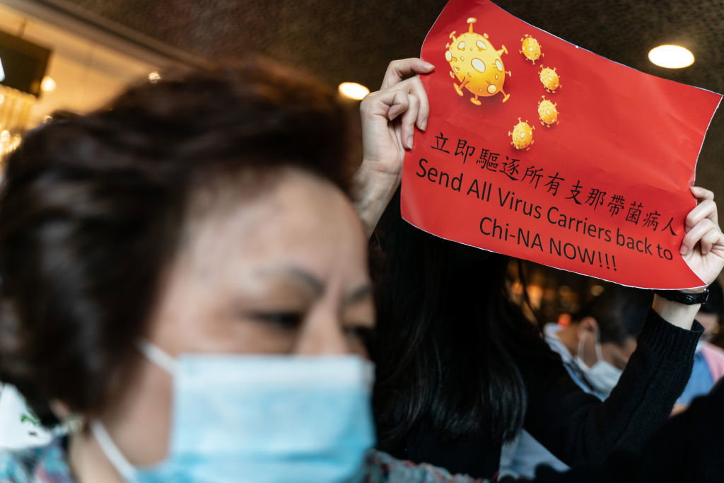 Mieszkańcy Hongkongu żądają zamknięcia miasta (fot. Anthony Kwan/Getty Images)