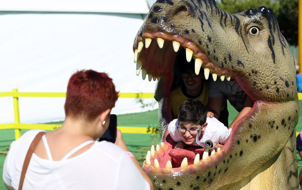 Ewa Kopacz została "nagrodzona" za stwierdzenie, że ludzie rzucali w dinozaury kamieniami (fot. Getty Images)