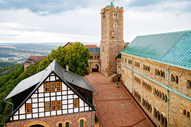 Zamek Wartburg od 1999 r. jest na liście światowego dziedzictwa UNESCO