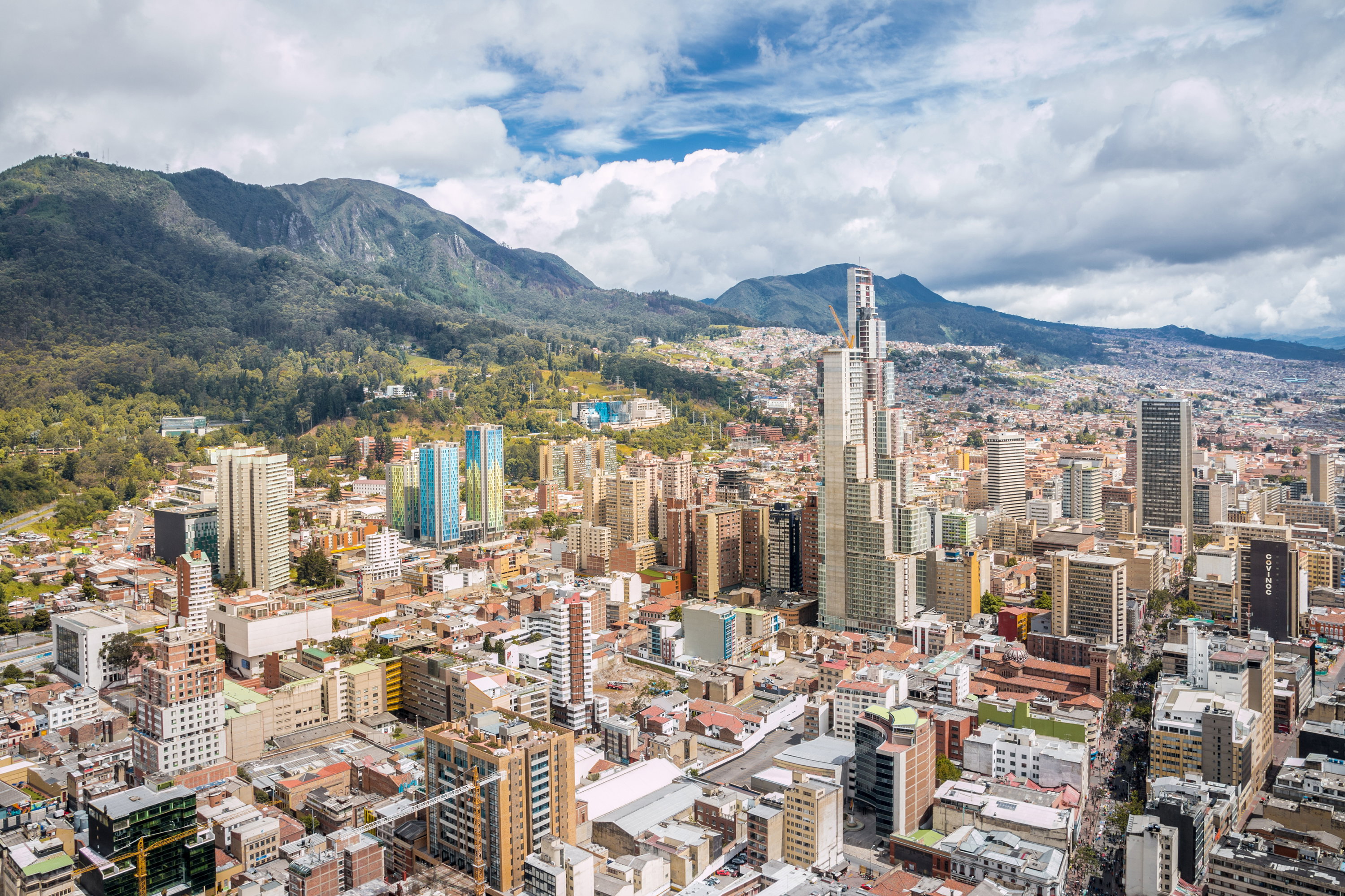 Bogota to największe miasto w Andach. 8-milionowa metropolia leży na skraju Kordyliery Wschodniej.
