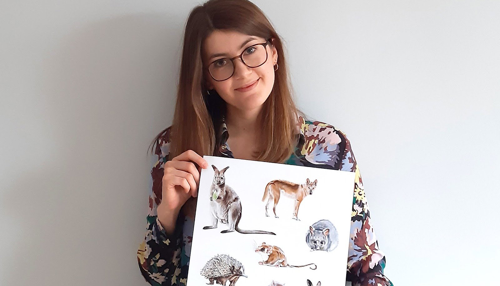 Aleksandra Stanglewicz wystawiła na sprzedaż swoje prace.
