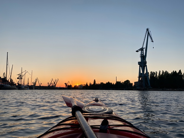 Podróż kajakiem przez Gdańsk