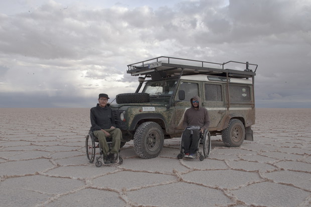 Maciej Kamiński i Michał Woroch z Wheelchairtrip