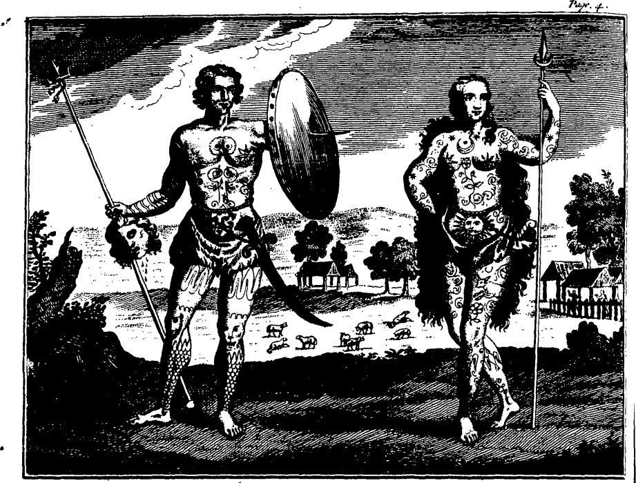 Byli wojowniczy, a ich ciała pokrywały tatuaże. Piktowie z powodzeniem walczyli z Rzymianami i Wikingami (ryc. Wikimedia Commons, public domain)