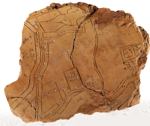 Stulecie badań archeologicznych potwierdziło, że ta gliniana mapa ważnego mezopotamskiego miasta została wyrzeźbiona w prawidłowych proporcjach i rzeczywistej skali.