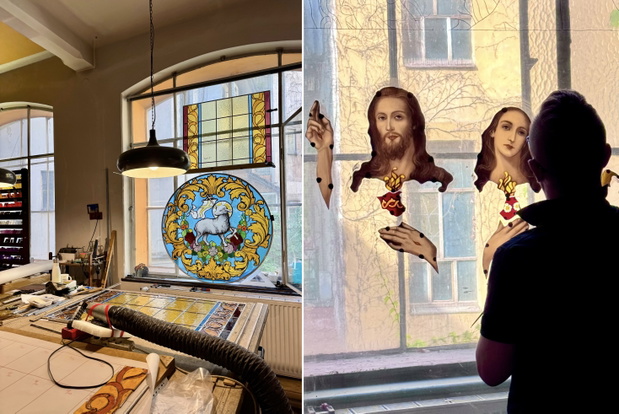 Wnętrza Muzeum Witrażu w Krakowie