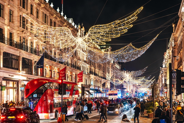 Regent Street w świątecznym wydaniu