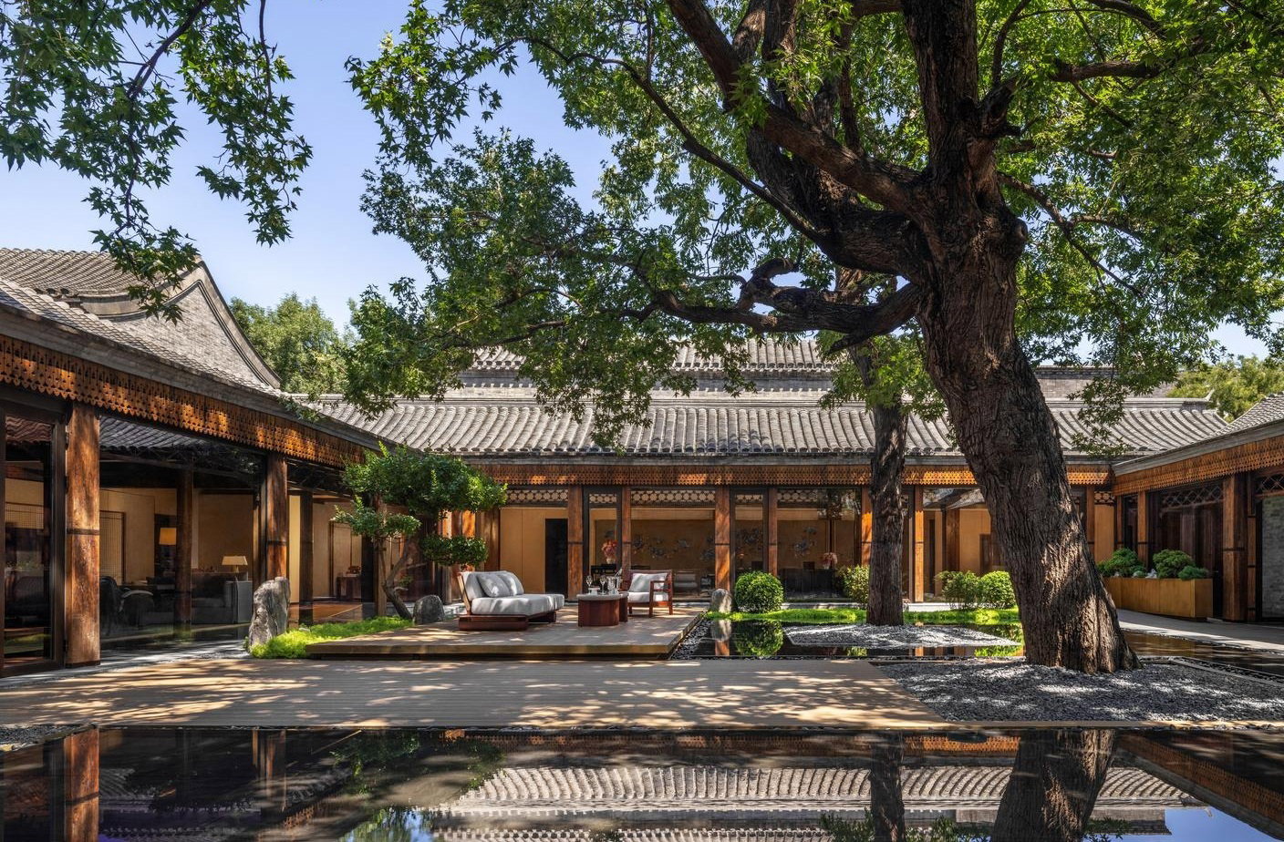 Hotel Mandarin Oriental Qianmen w Pekinie