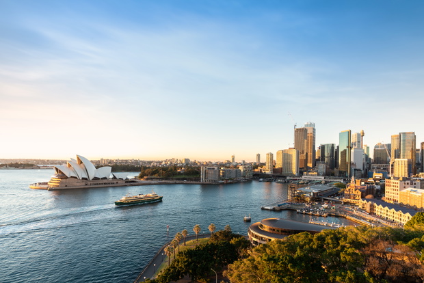 Najważniejsze zabytki architektury Sydney i Australii wokół zatoki.