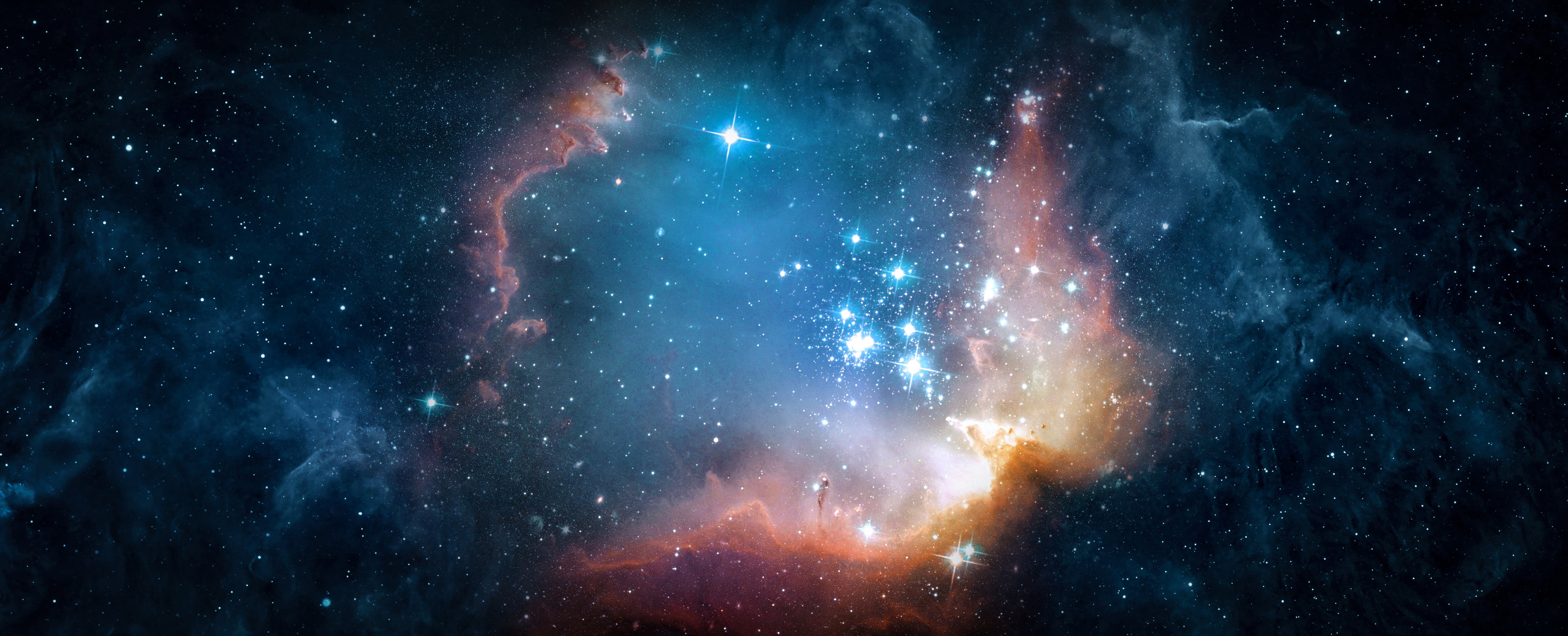 Space,Scene,With,Stars,In,The,Galaxy.,Panorama.,Universe,Filled