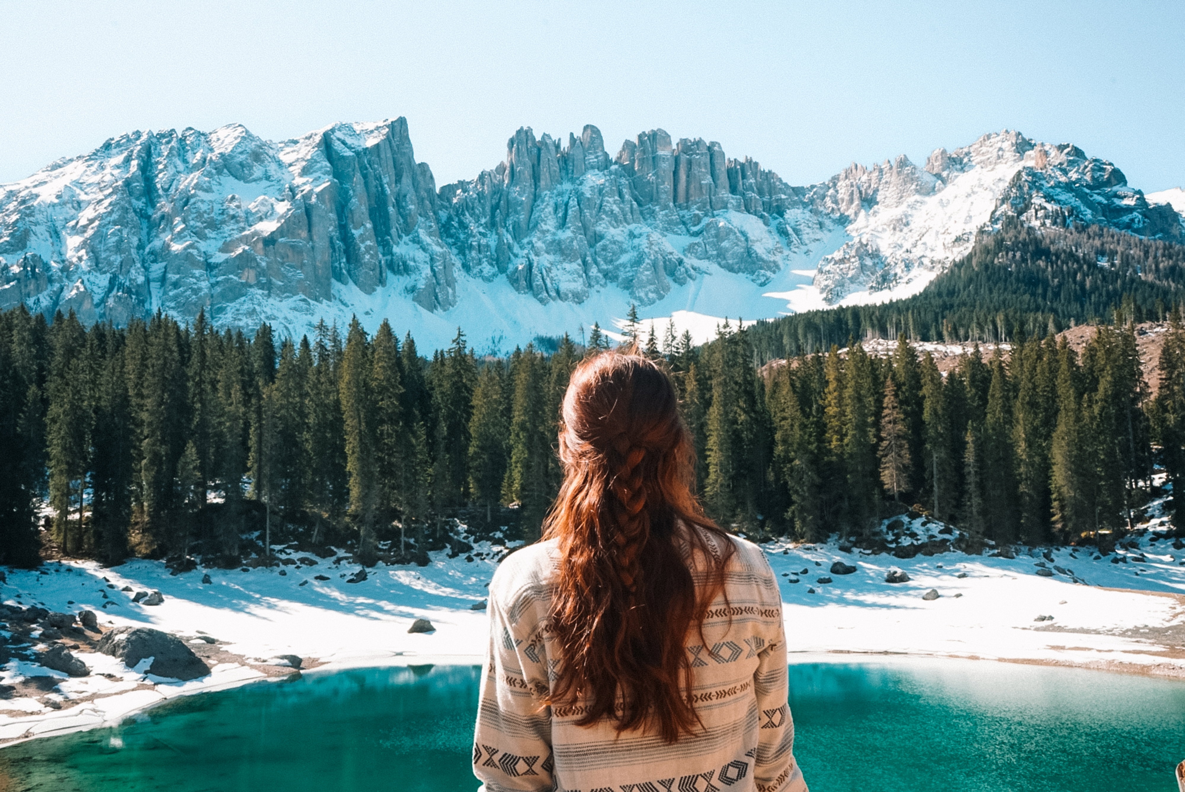 Lago di Carezza w Dolomitach