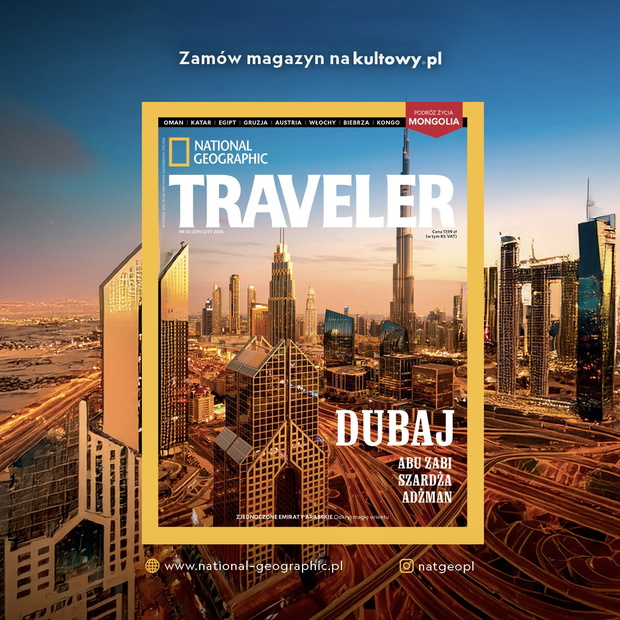 Okładka National Geographic Traveler Dubaj