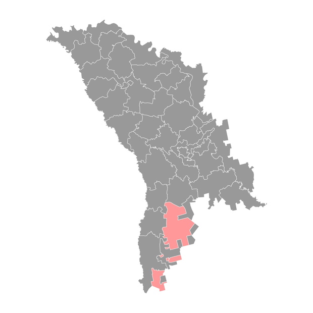gagauzja mapa