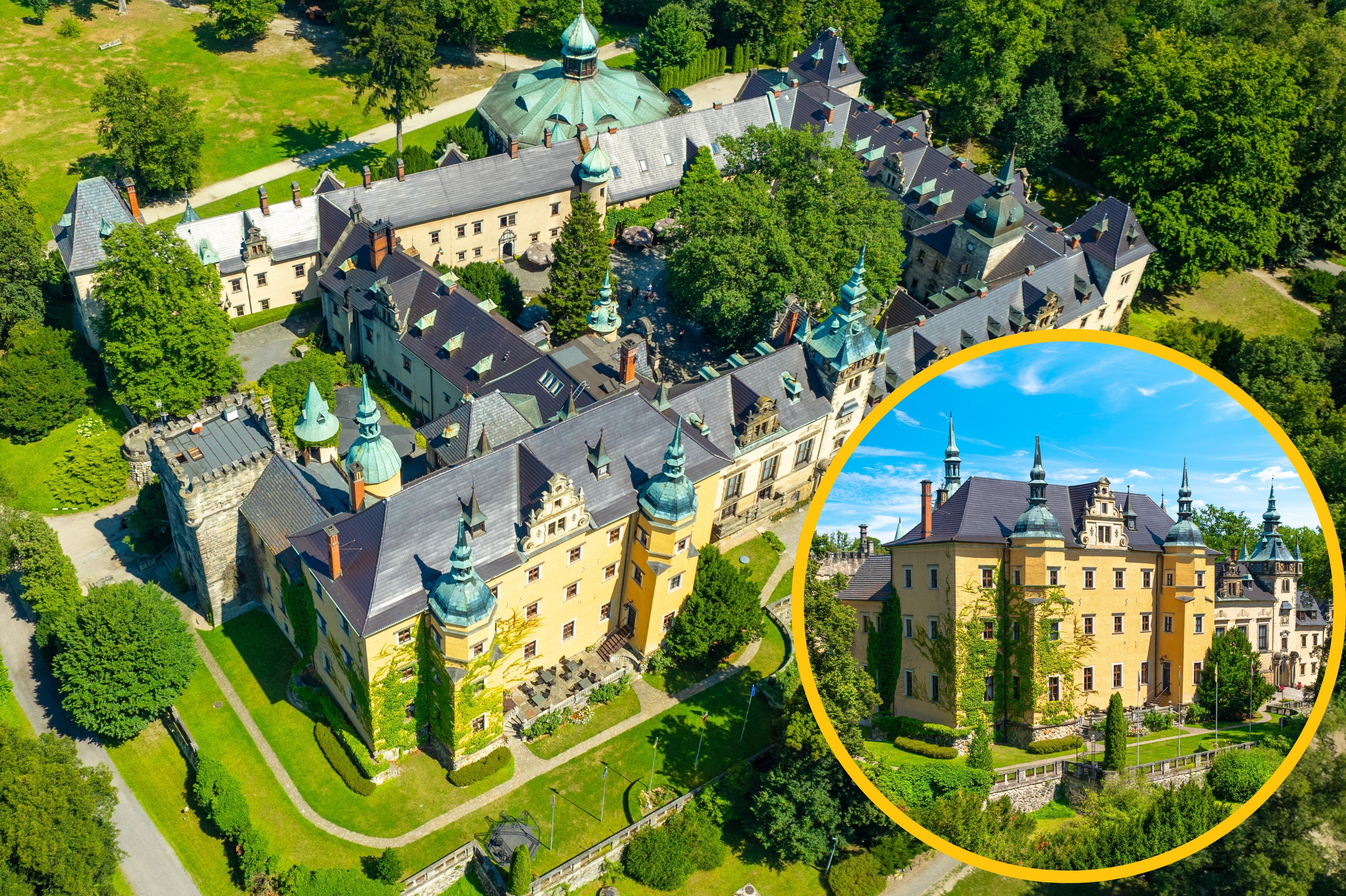 Zamek Kliczków na Dolnym Śląsku