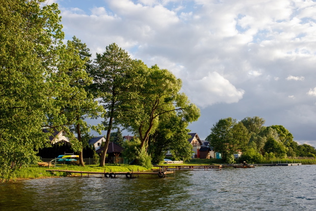Jezioro Kłodno na Kaszubach.