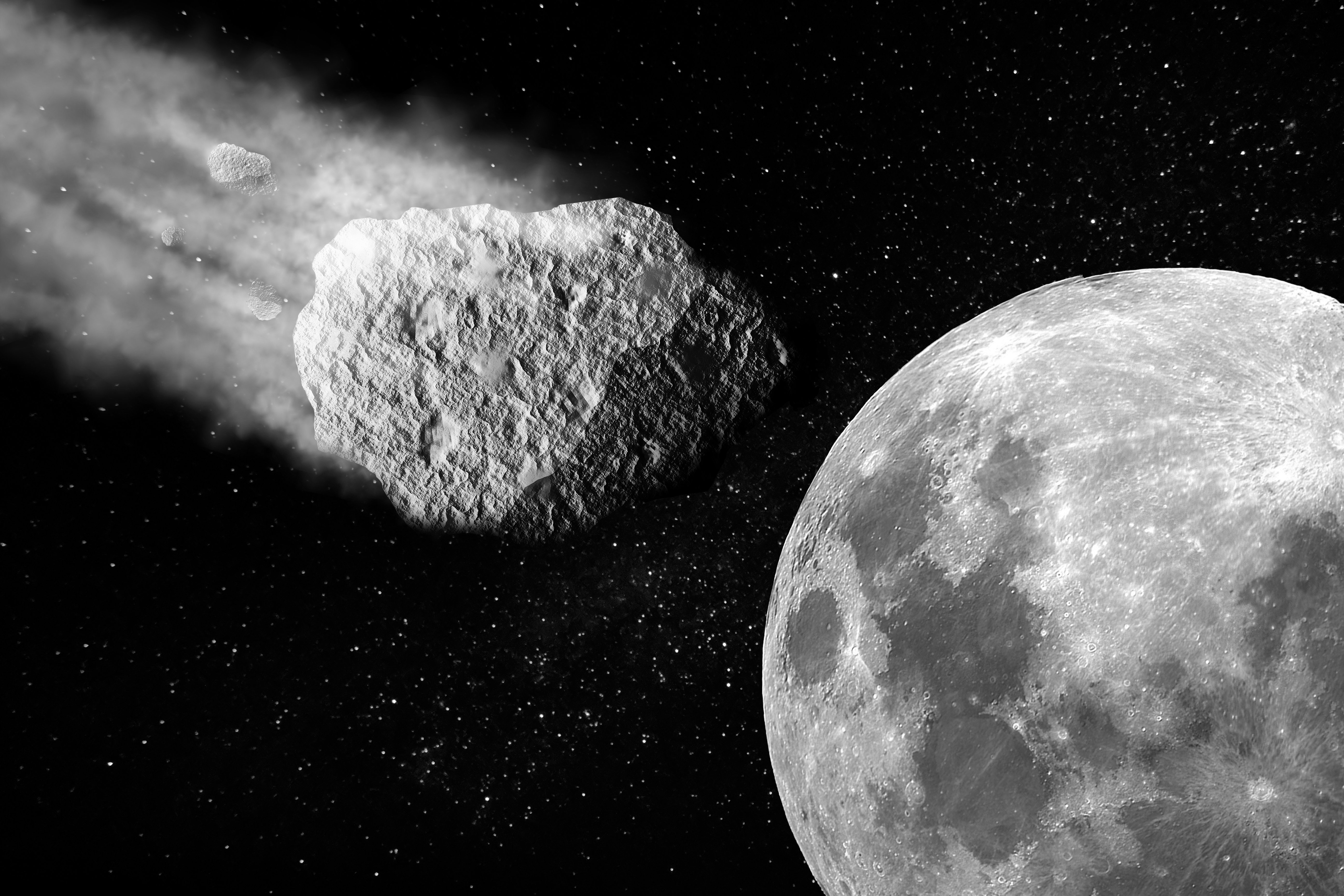 Asteroida „Zabójca miast” o włos minie Księżyc. Teleskop Jamesa Webba bacznie ją obserwuje