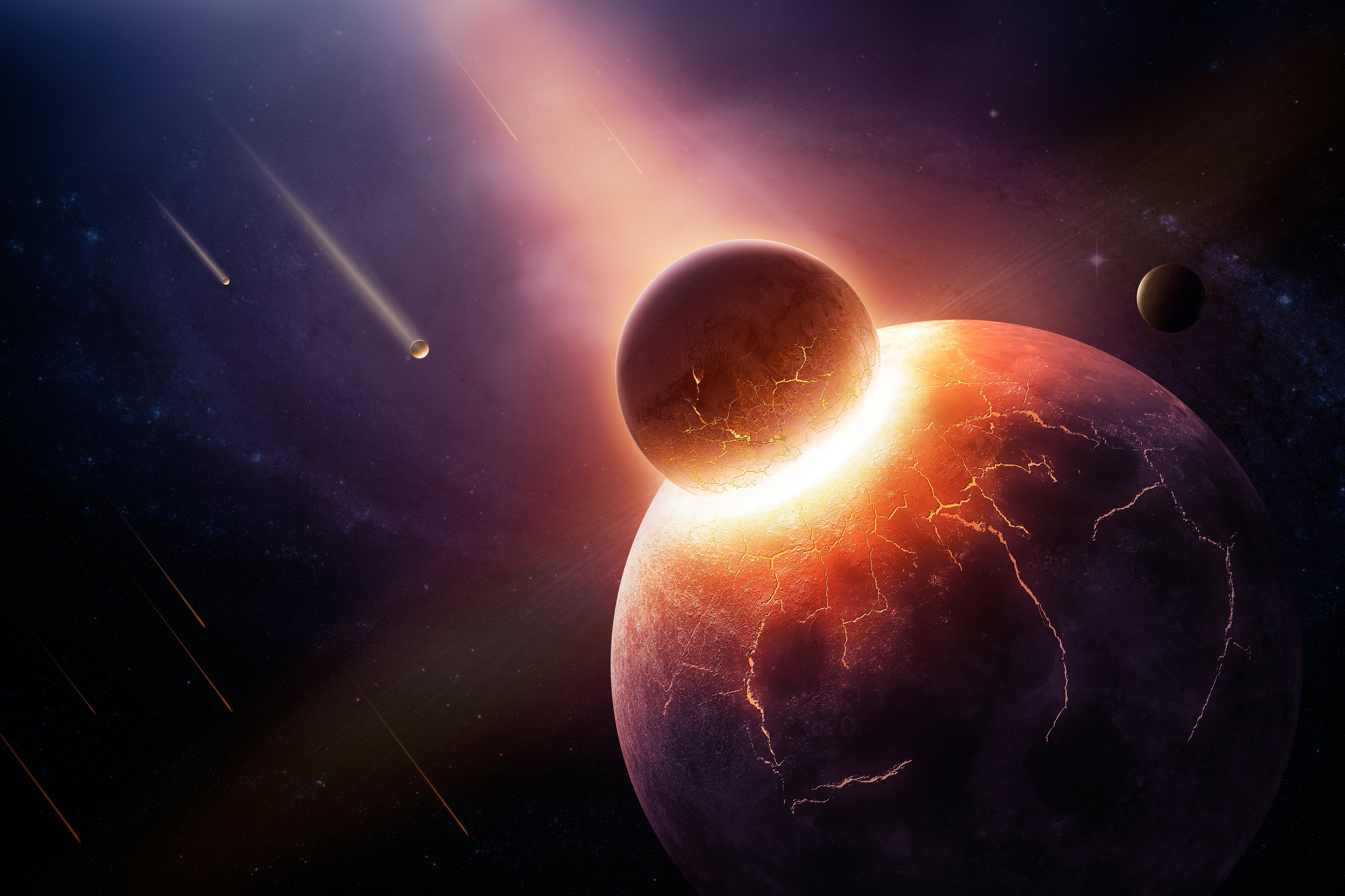 zderzenie planet