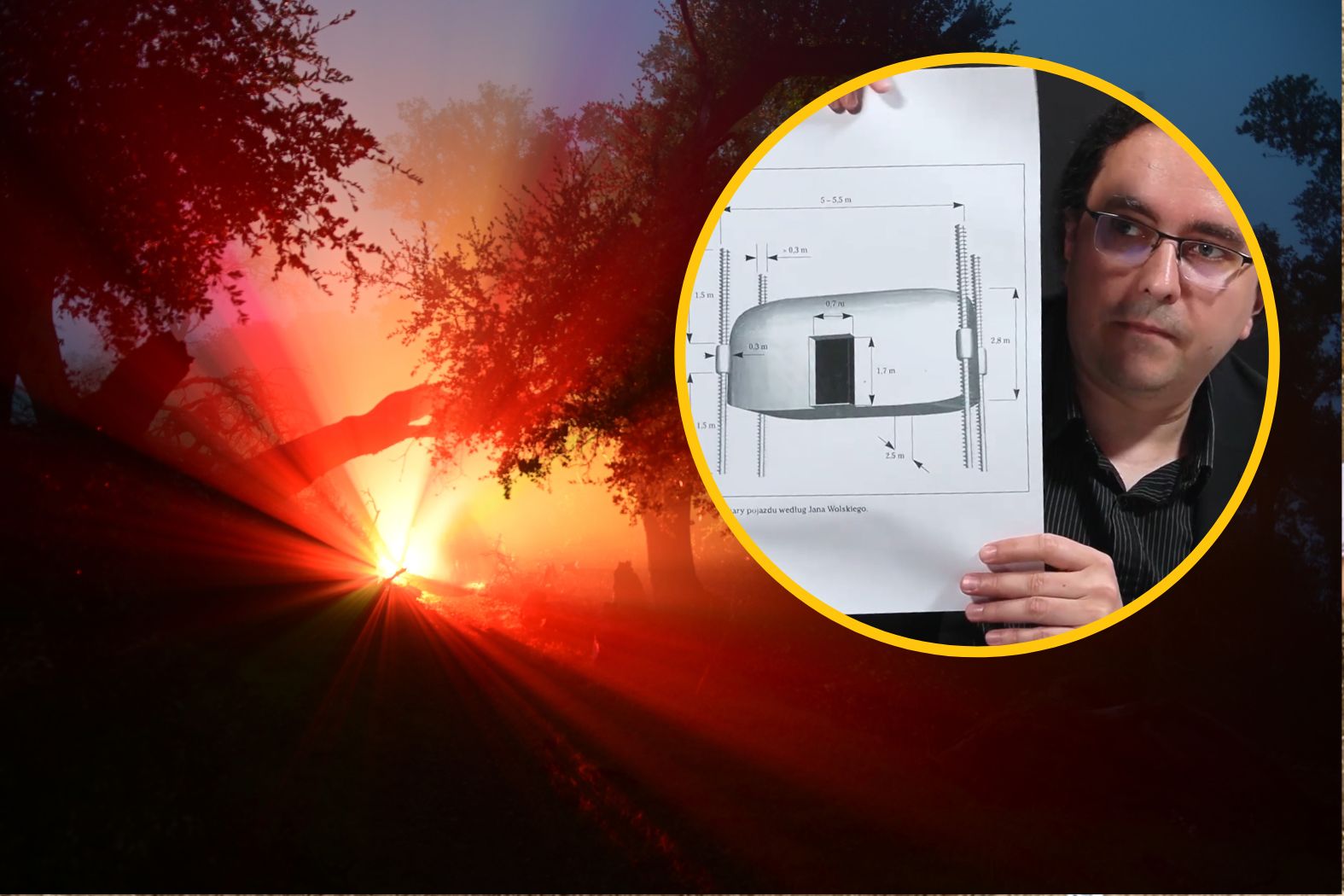 Namacalne dowody na lądowanie UFO w Emilcinie? Ekspert odpowiada