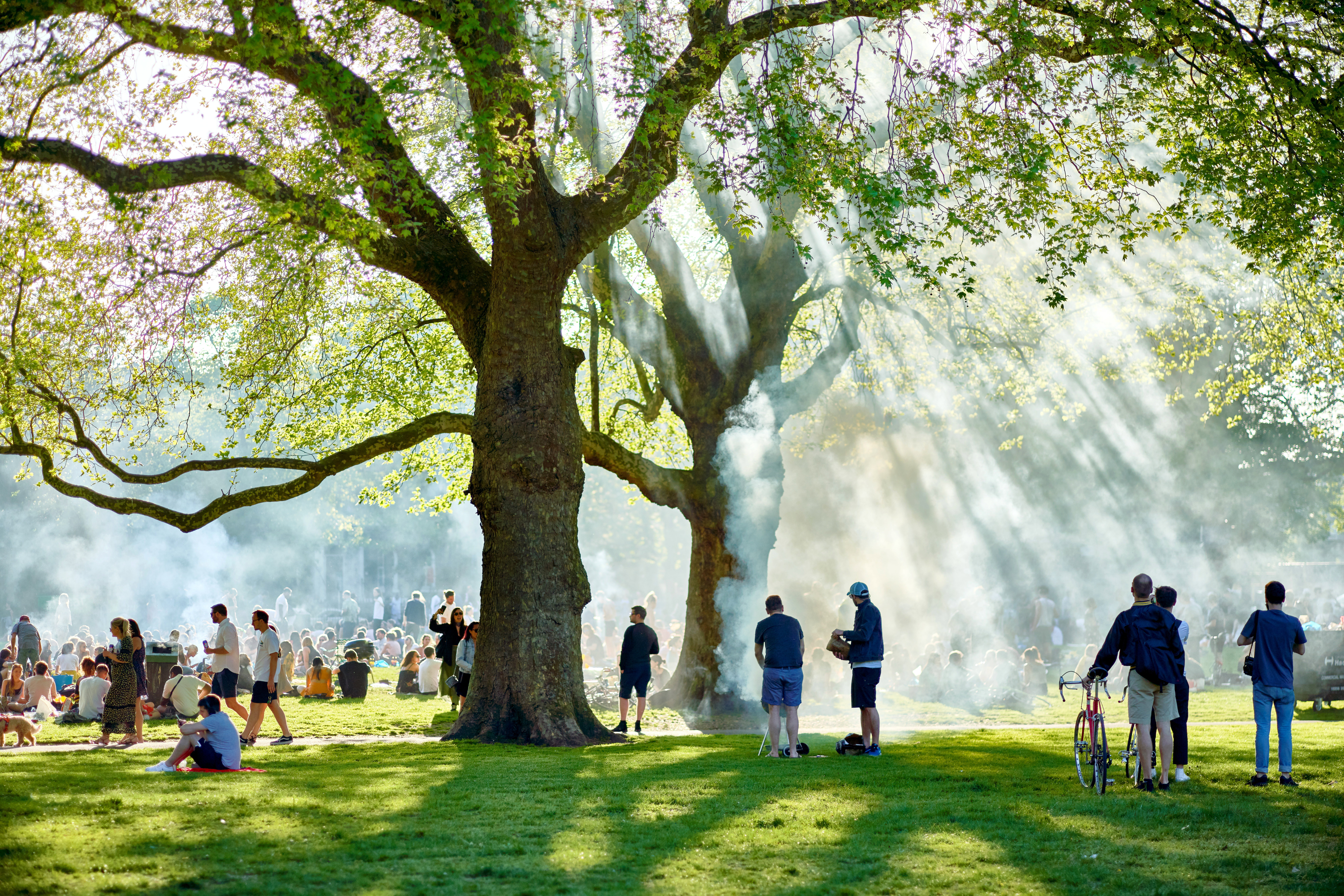 park London Fields w Hackney, w północno-wschodnim Londynie