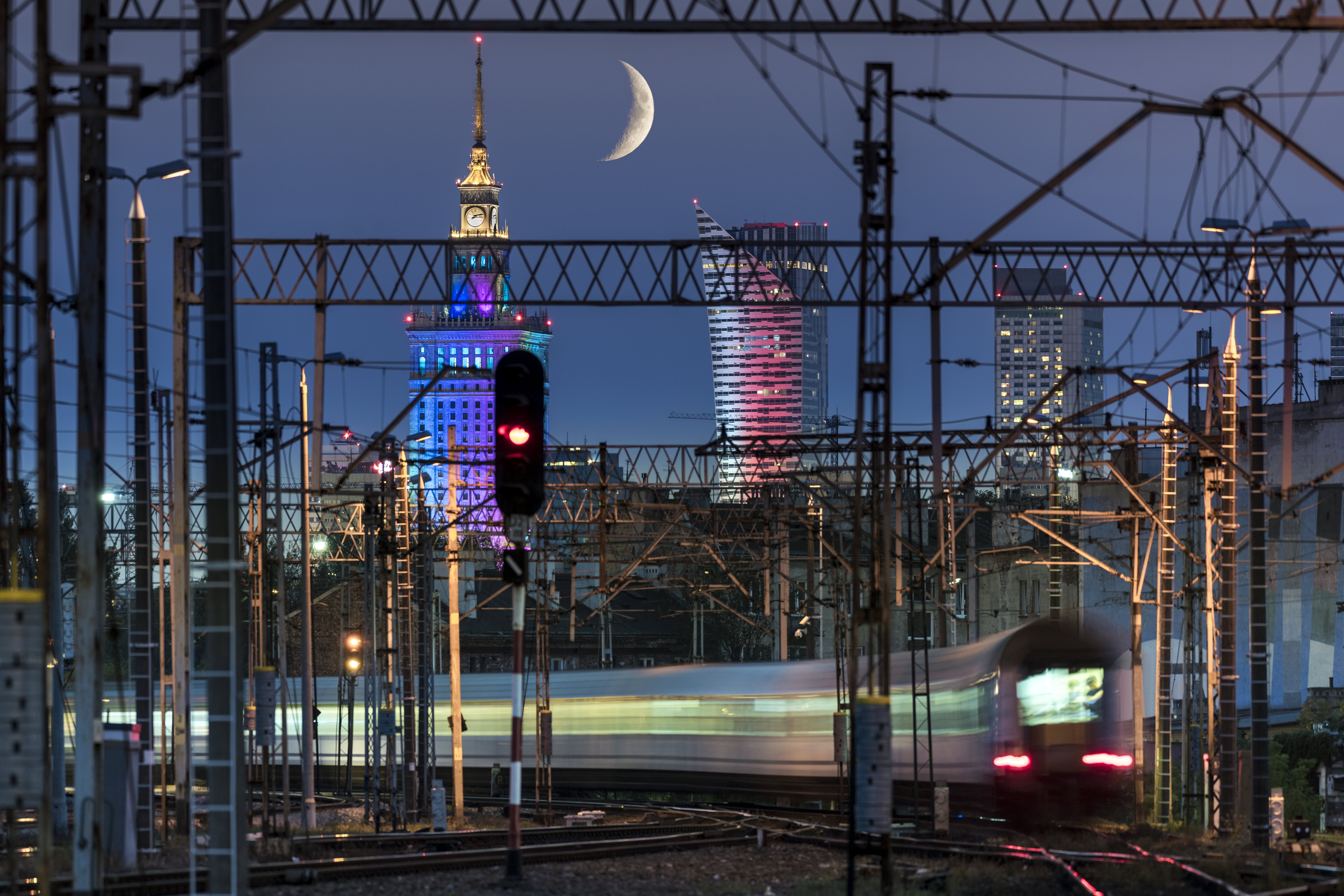 pociąg warszawa