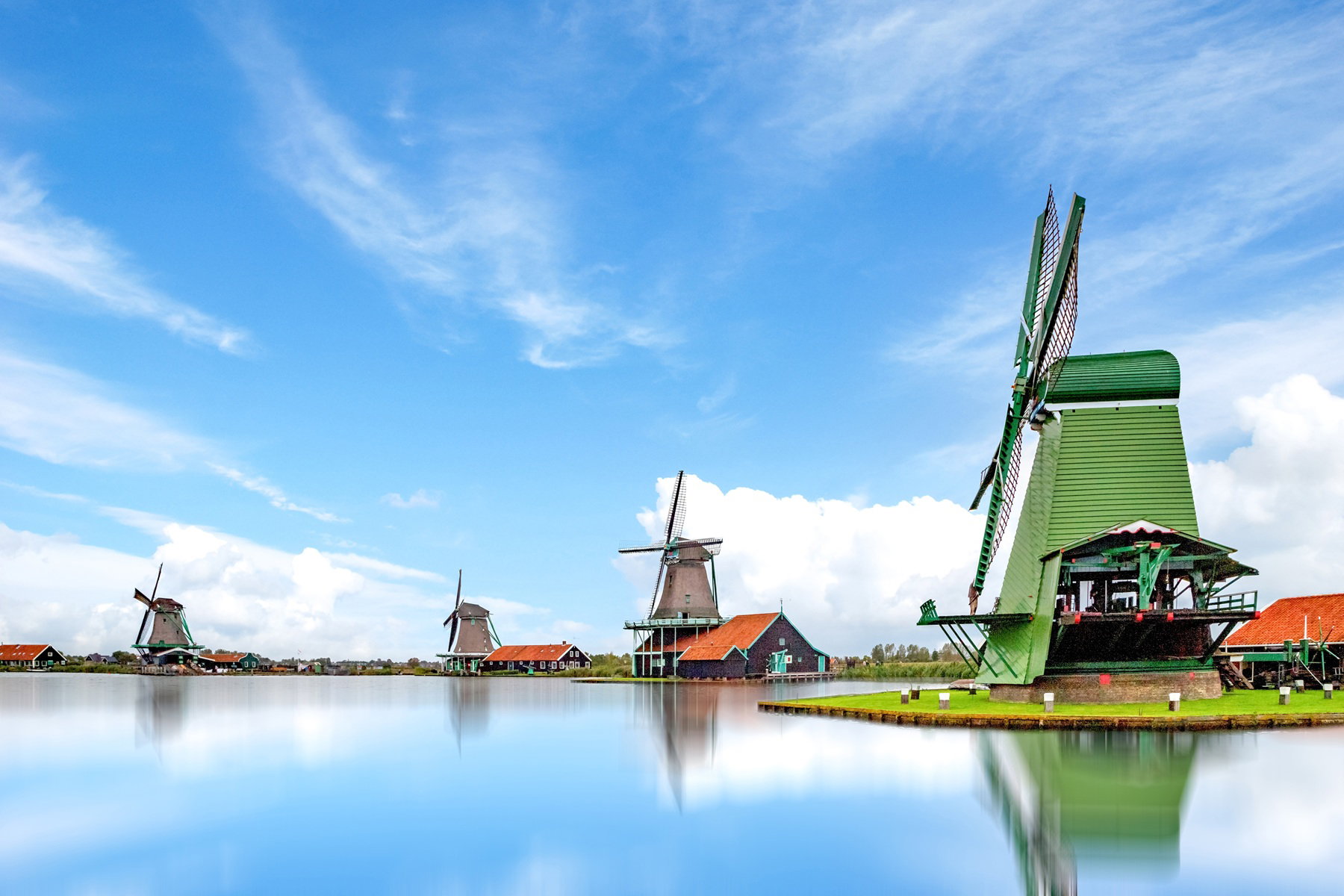 Zaanse Schans to żywe muzeum przemysłu