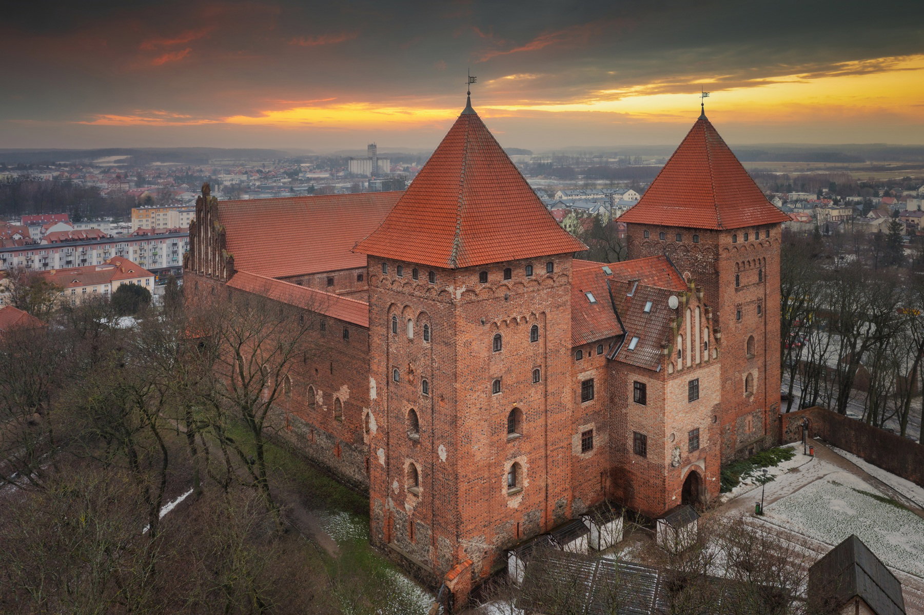 Nidzica słynie z gotyckiego zamku