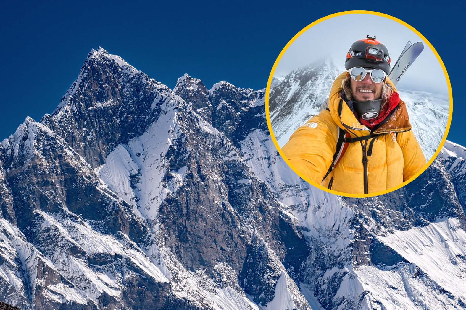 Skialpinista Bartek Ziemski zjechał na nartach z Lhotse. To jego ósmy ośmiotysięcznik