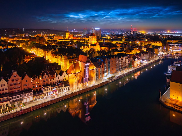 obłoki srebrzyste Gdańsk