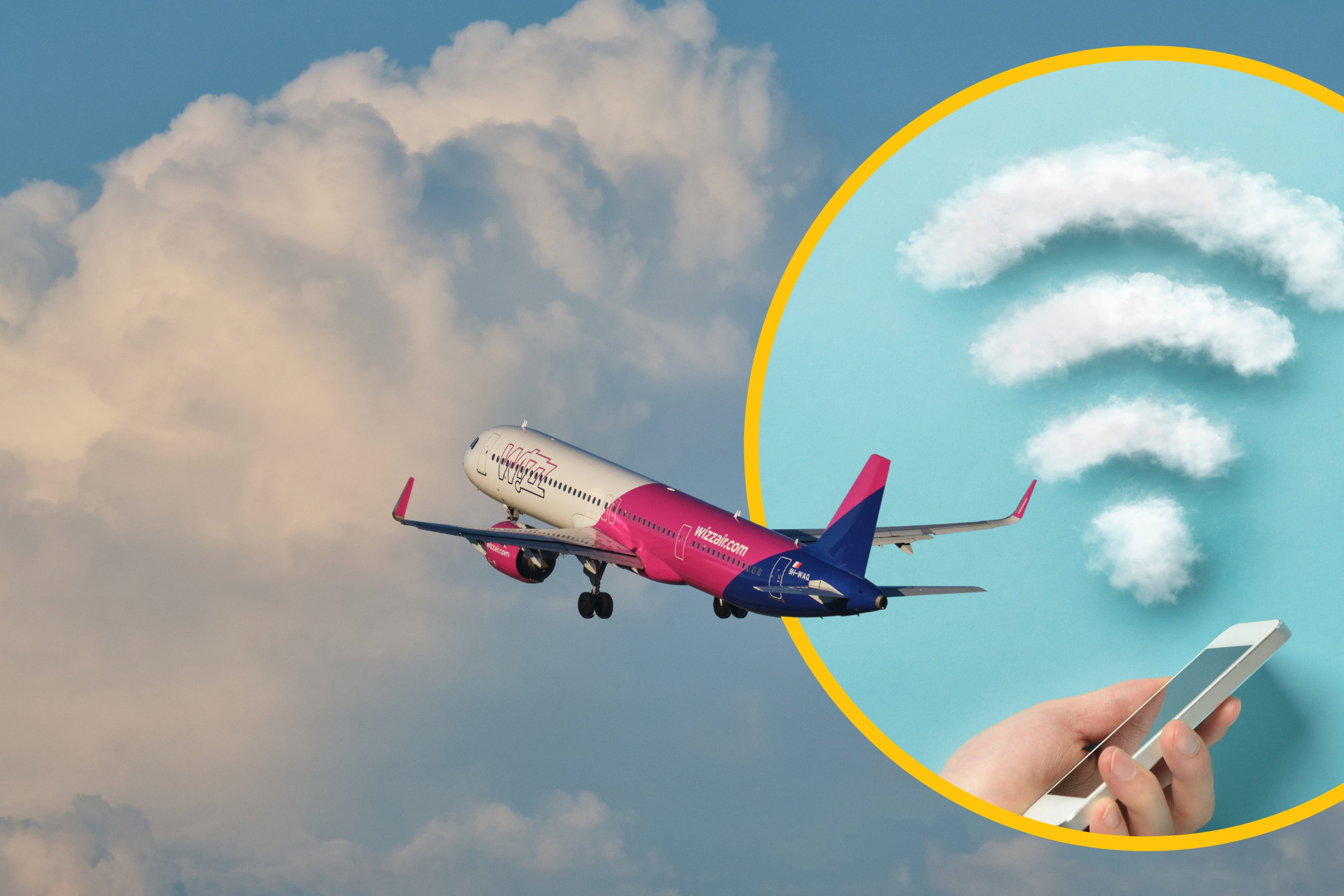 „Nasi klienci nie muszą już wybierać”. Wizz Air wprowadza szybkie Wi-Fi na pokładzie
