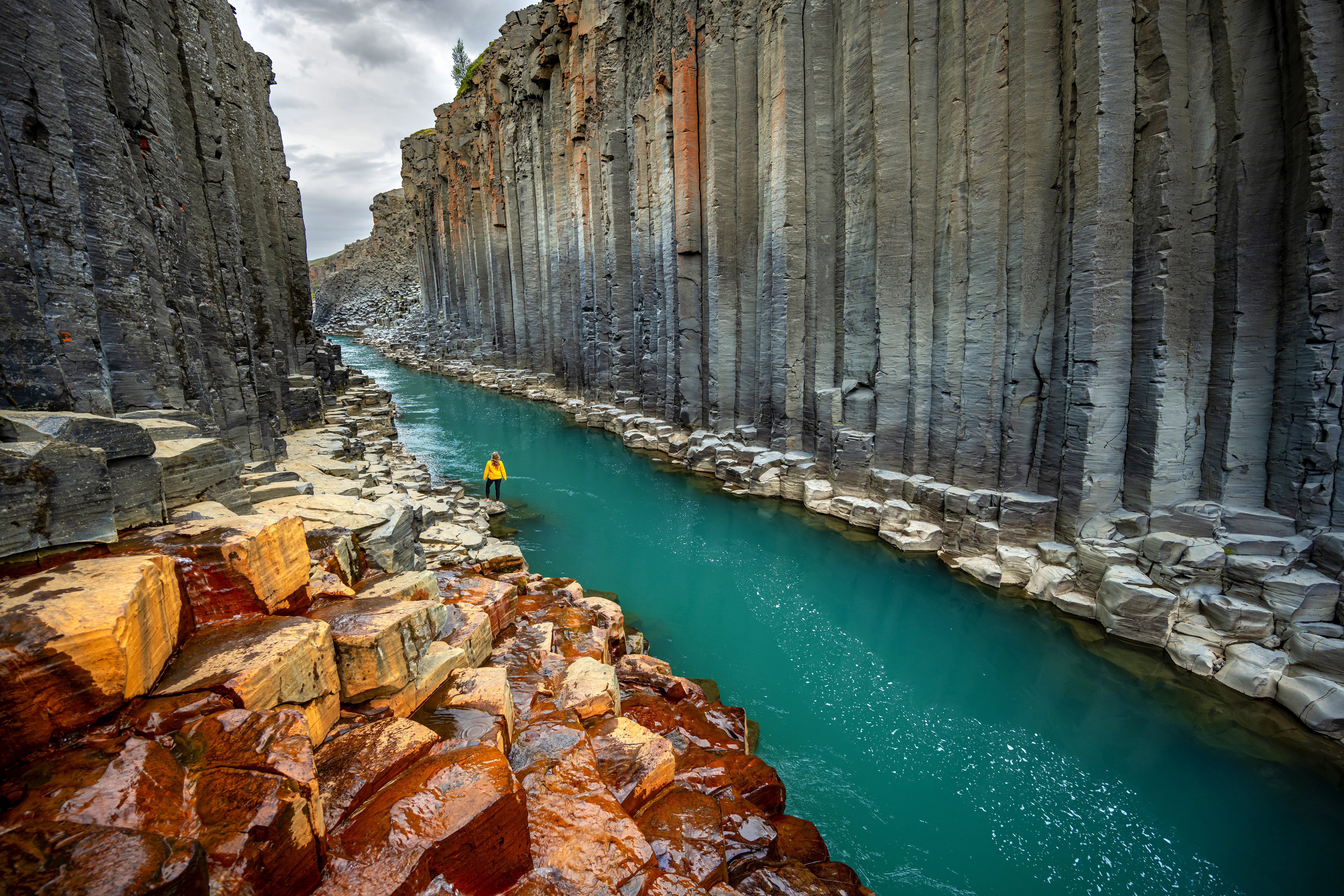 kanion Stuðlagil, Islandia