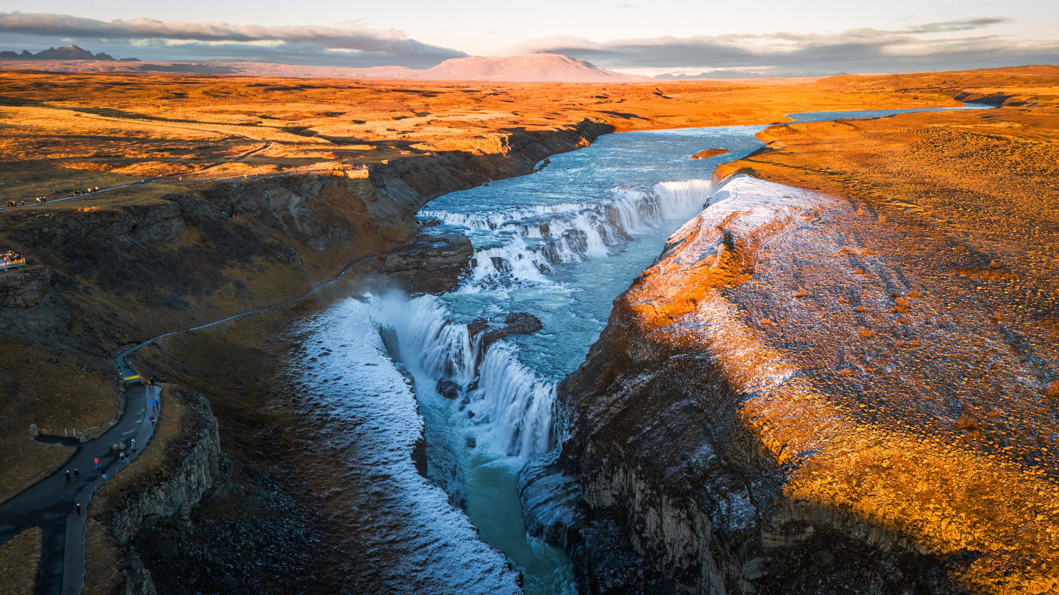 Gullfoss zachwyca potęgą natury