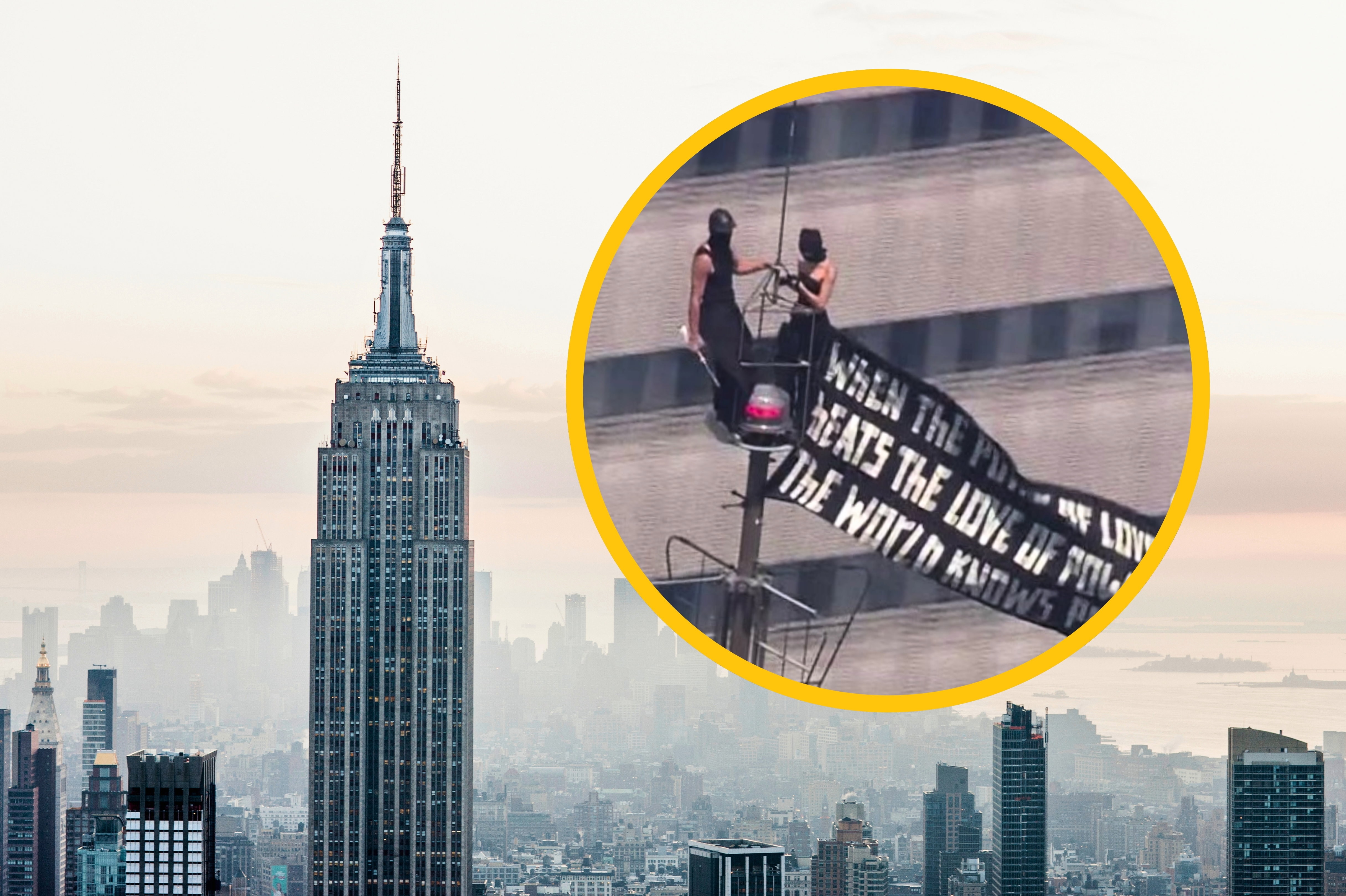 Para wspięła się na Empire State Building. Zaręczyli się na szczycie