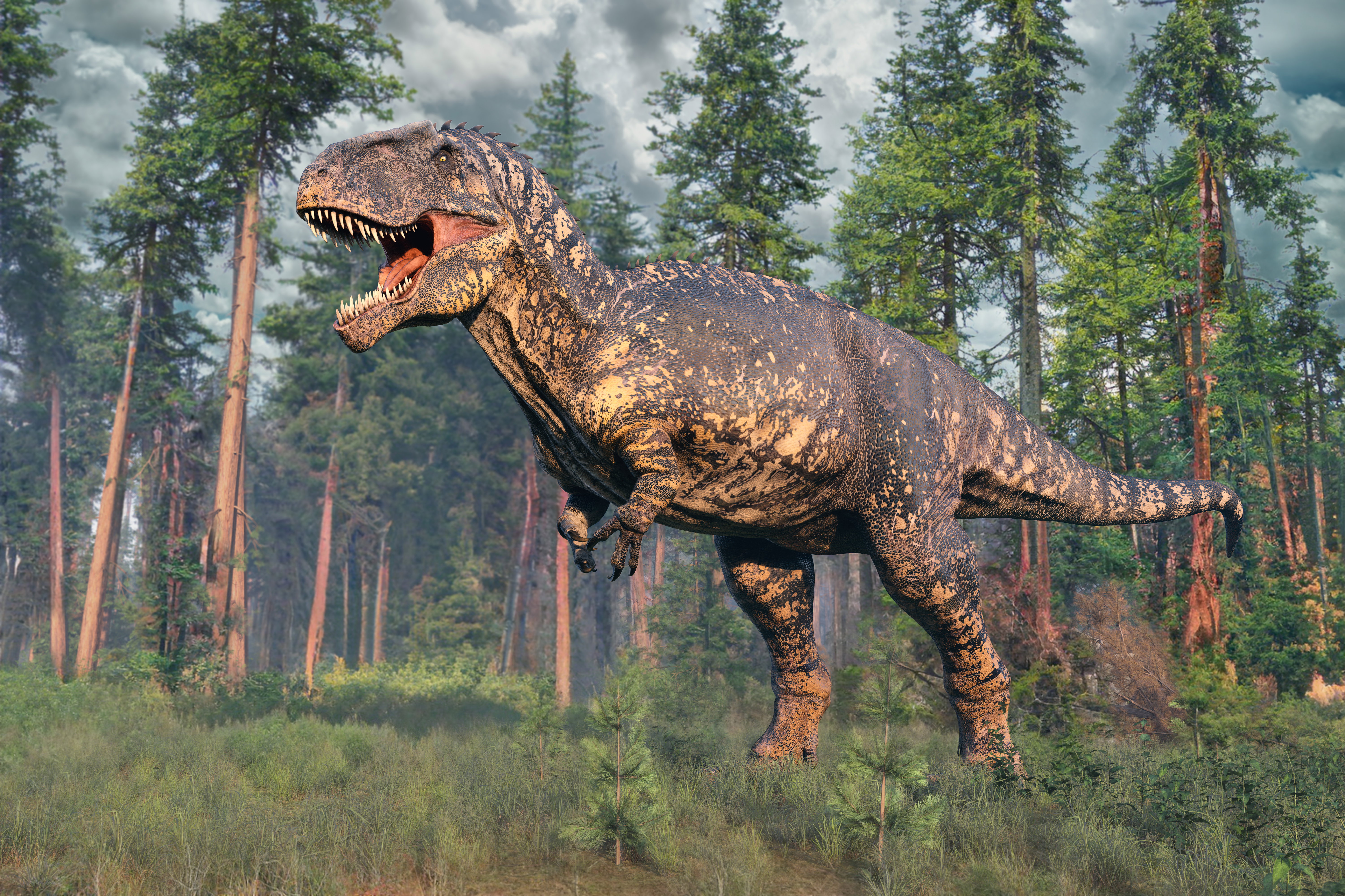 Skamieliny dinozaurów na Księżycu