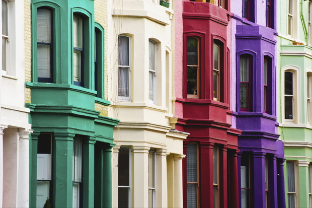 notting hill kolorowe domki
