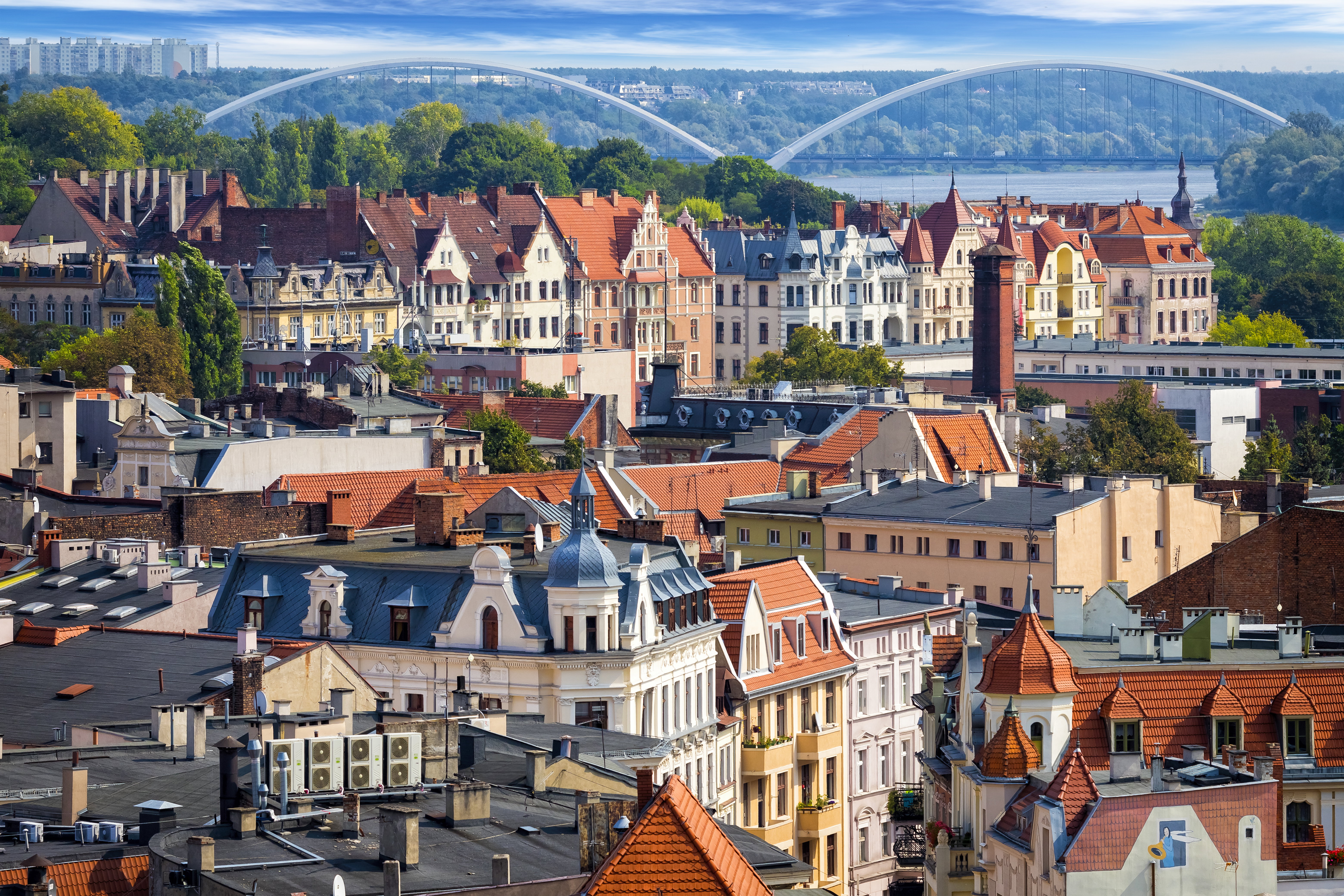 Stare Miasto w Toruniu i Wisła