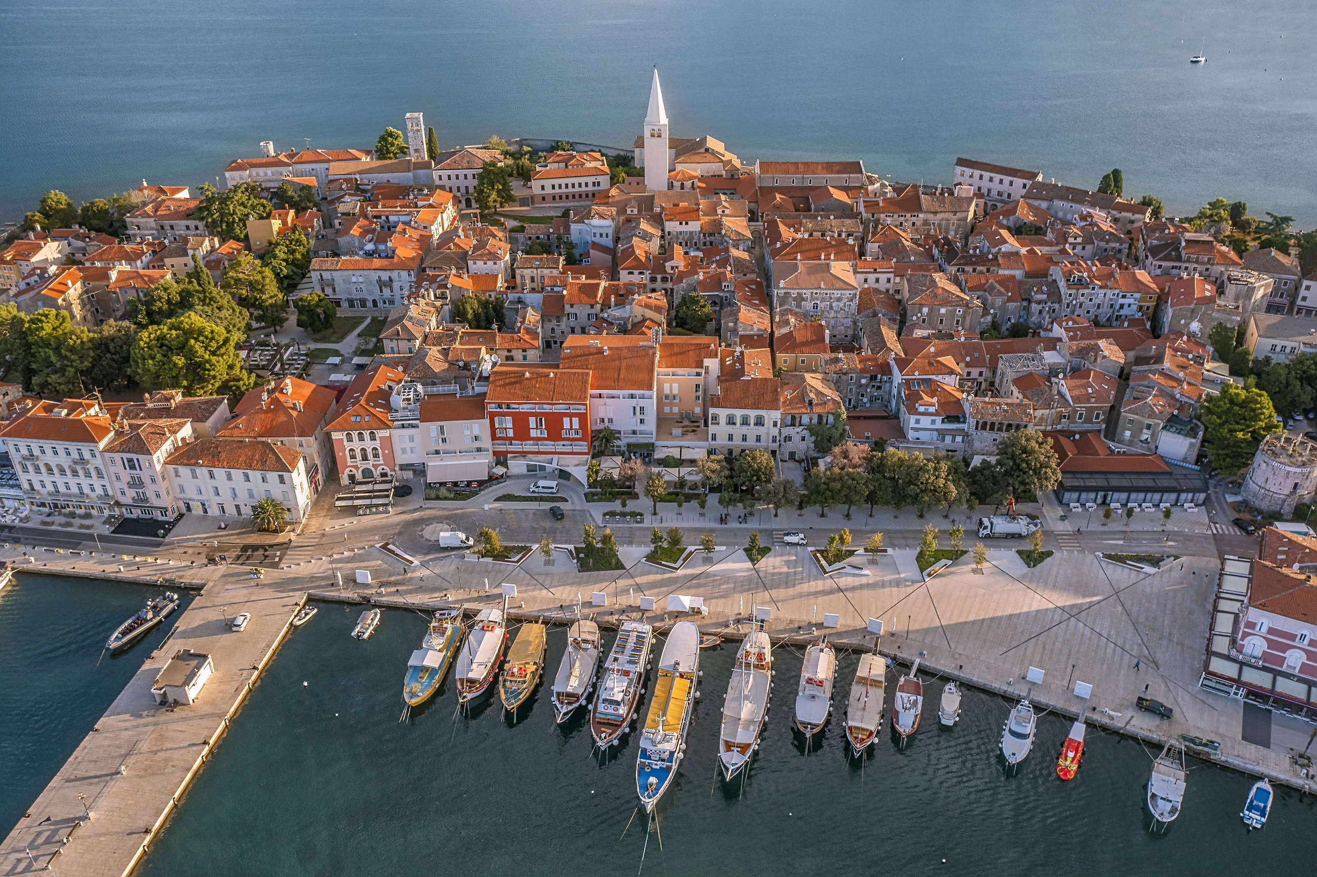 Poreč z lotu ptaka