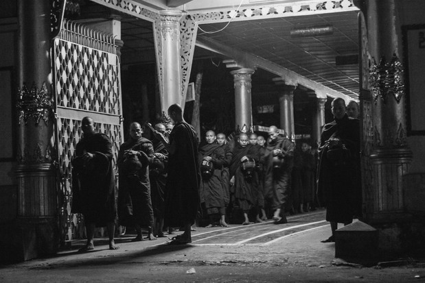 Jeden dzień z życia mnicha. Fotografie Marcina Zaborowskiego