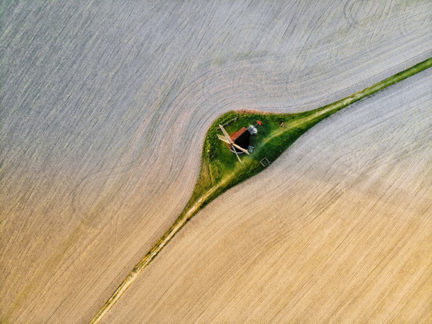 A Drop of Water on a Blade of Grass by Milosz Kuss – wyróżnienie /URBAN