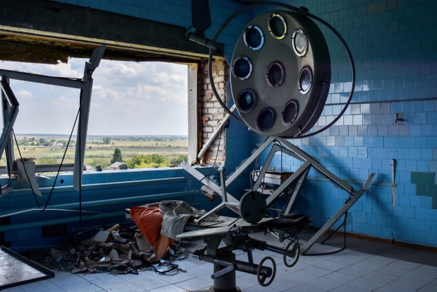 ukraina zniszczony szpital