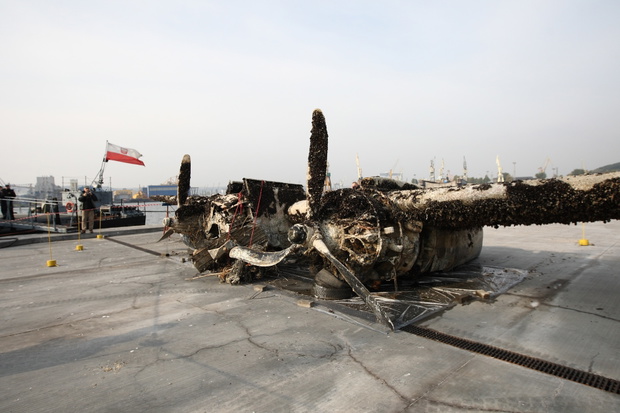 Wrak amerykańskiego bombowca