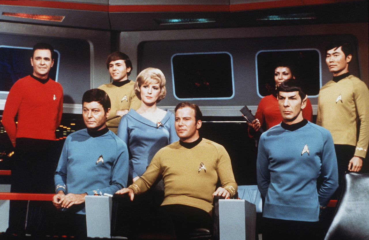 Obsada pierwszego serialu Star Trek, emitowanego w latach 1966-1969