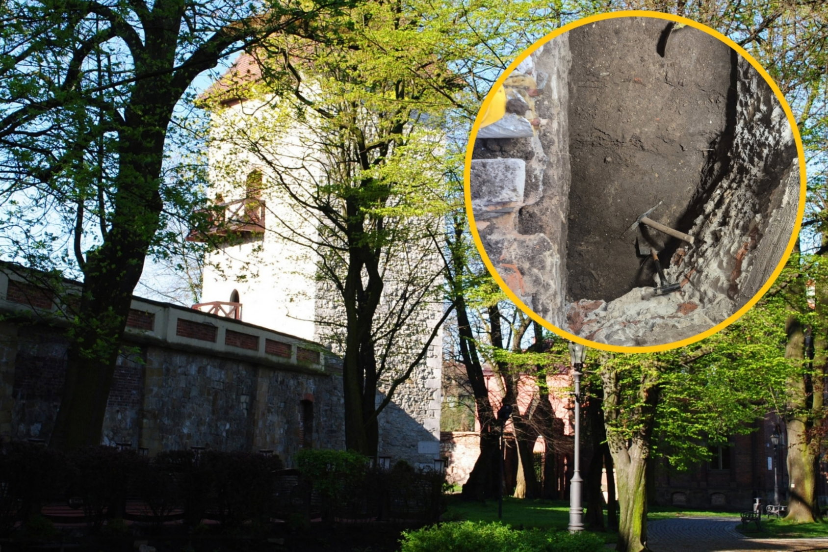 W Wieliczce odkryto fragmenty średniowiecznych umocnień