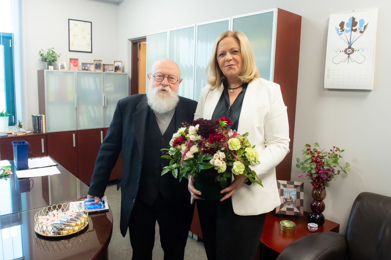 Prof. Bralczyk i prof. Makiewicz