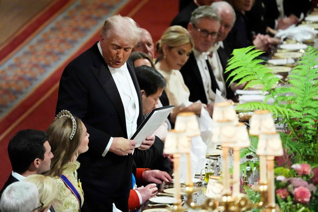Trump oczarowany księżną Kate! Emocje podczas bankietu w Windsorze
