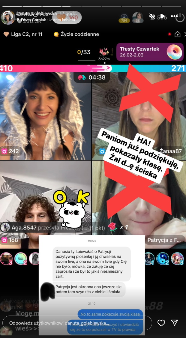 Danka z "Farmy" o Patrycji