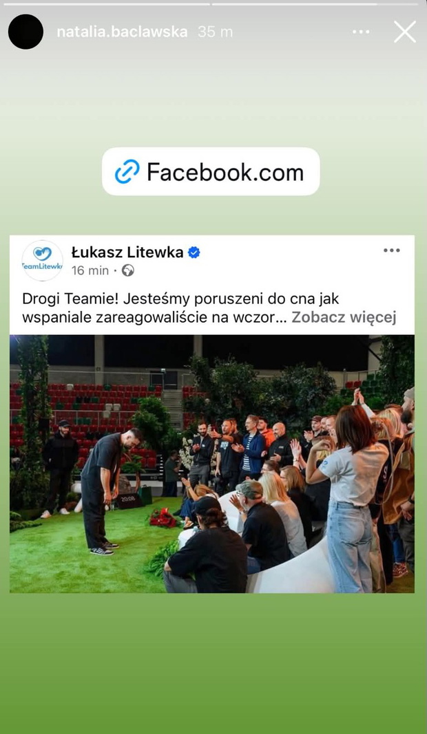 Partnerka Łukasz Litewki zabrała głos w sieci