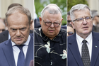 Dziś pogrzeb Andrzeja Olechowskiego. Przybyli Mann, Tusk, Komorowski i inni