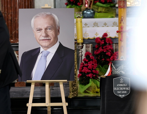 Pogrzeb Andrzeja Olechowskiego