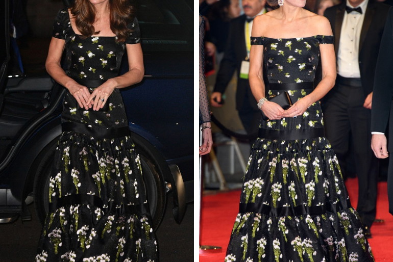Księżna Kate w suknie Alexandra McQueena Resort 2016 2