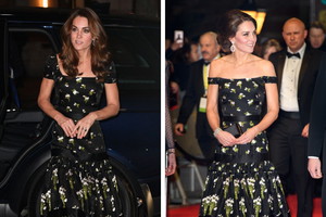 Księżna Kate w suknie Alexandra McQueena Resort 2016 2